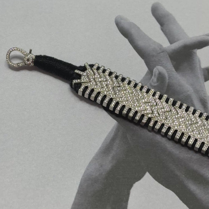 Silver Shiny Thread Bracelet