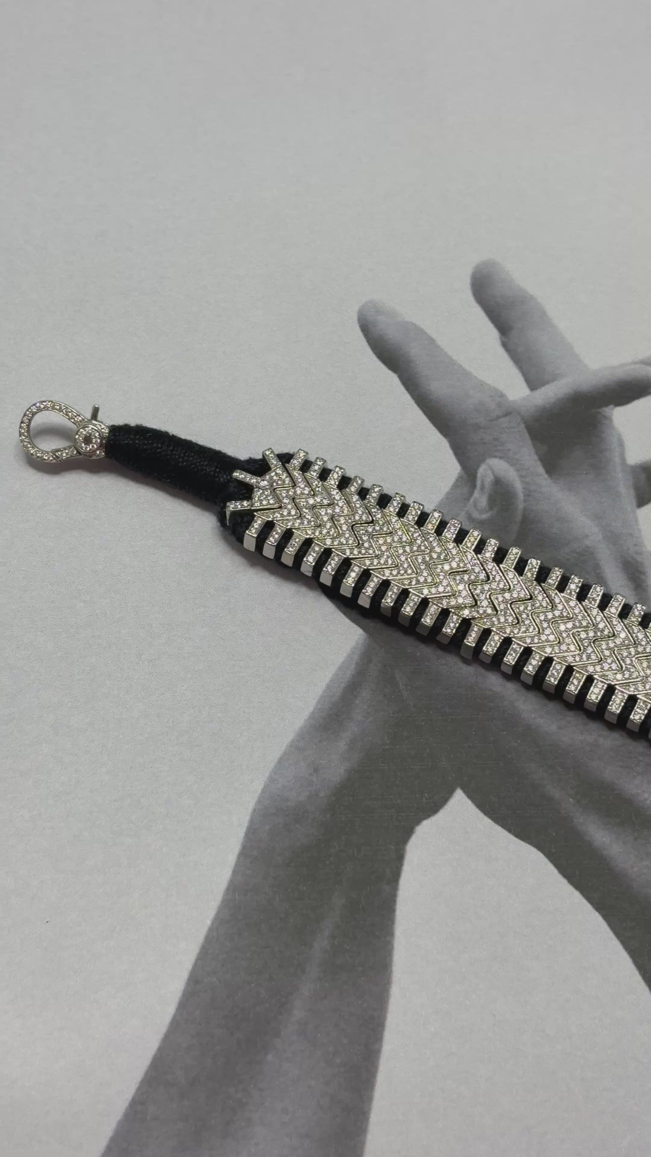 Silver Shiny Thread Bracelet