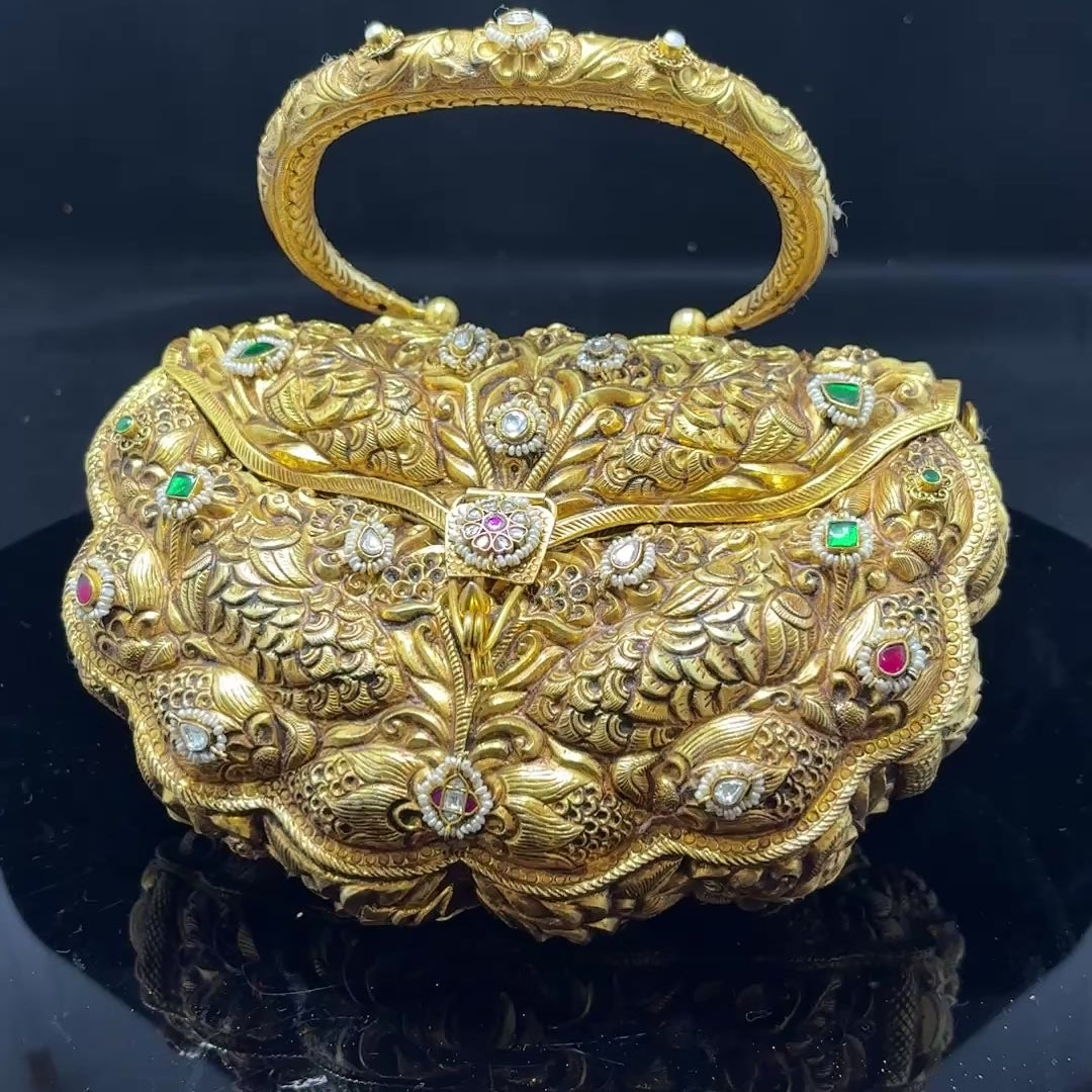 Heritage Silver Gold-Plated Purse