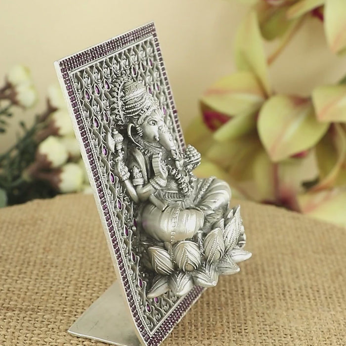 Silver Ganesha Idol for Mandir & gifting