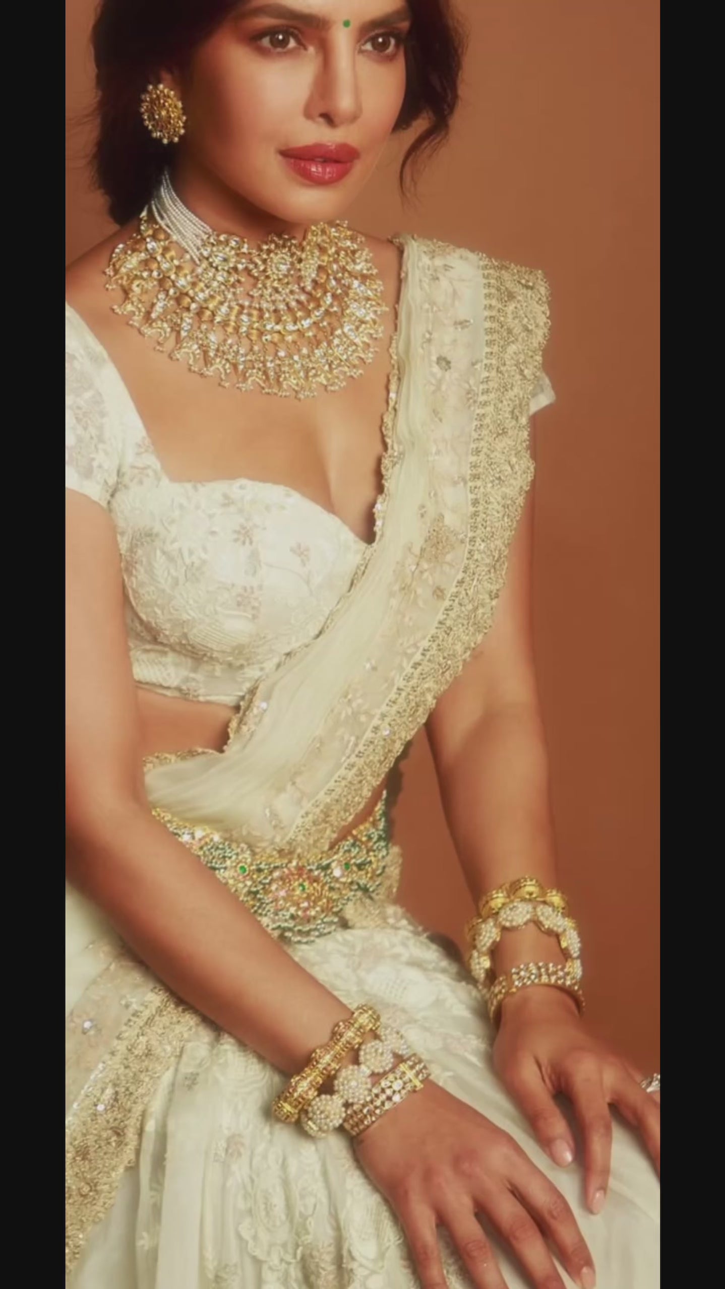 Silver Gajra Pauchi Single Kada