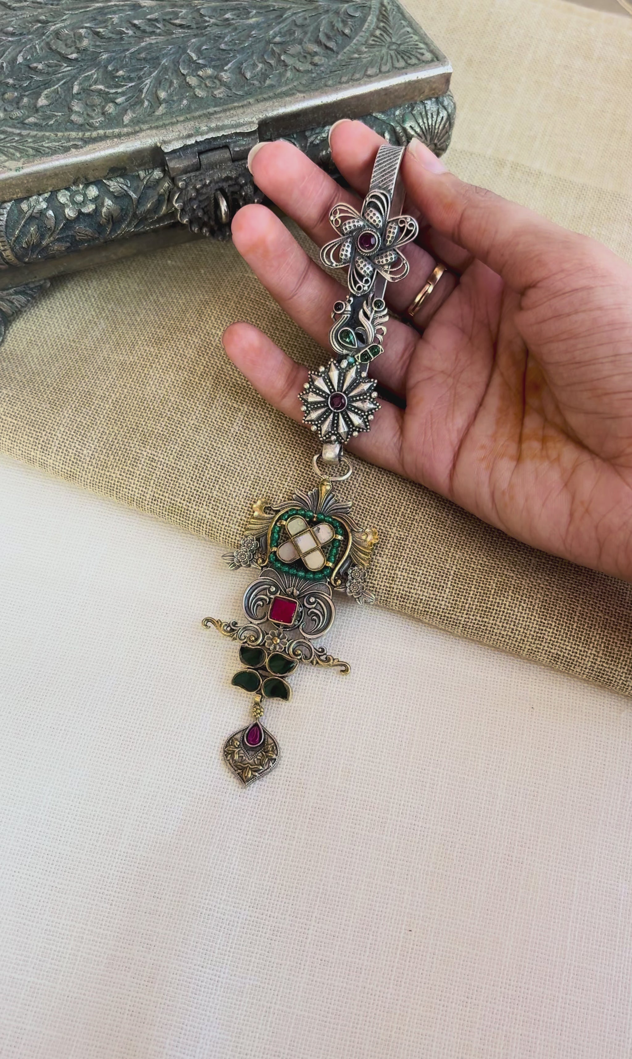 Zariya Silver Key Ring