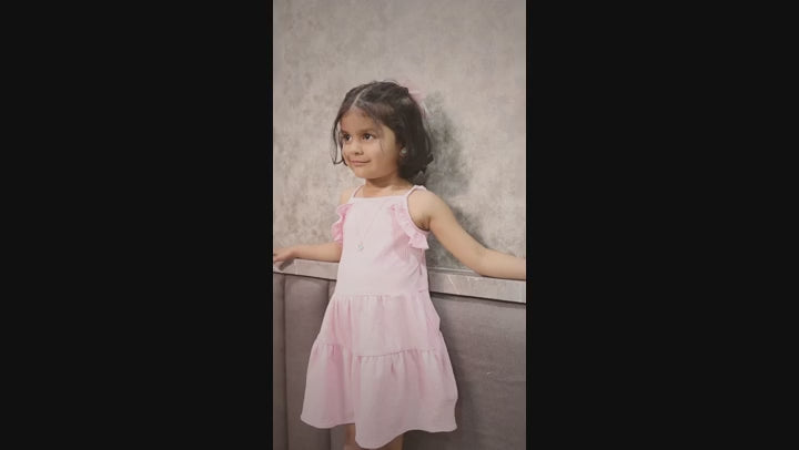 Kids Silver Bird Shaped Pendant And Earings 