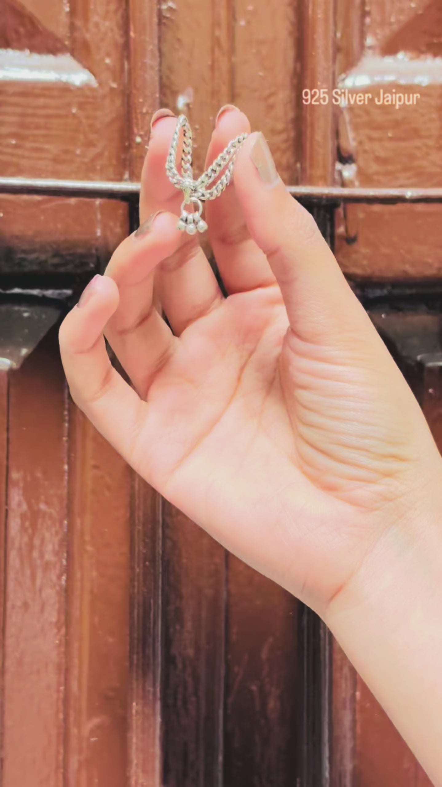 Silver Ghungroo Ring