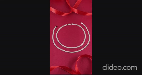 Italian Silver Anklet