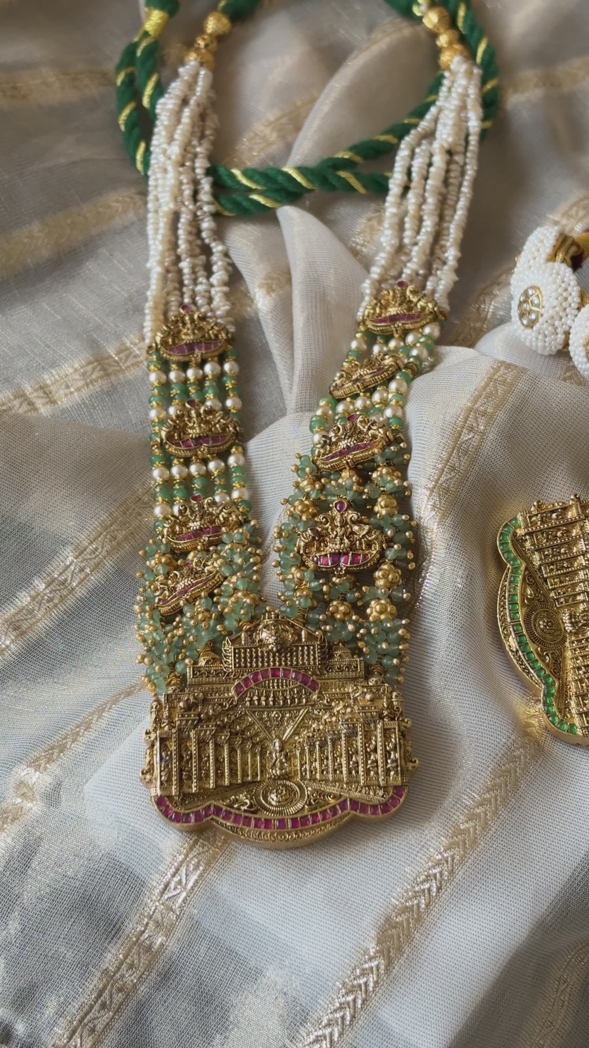 Red Temple Nagas Necklace