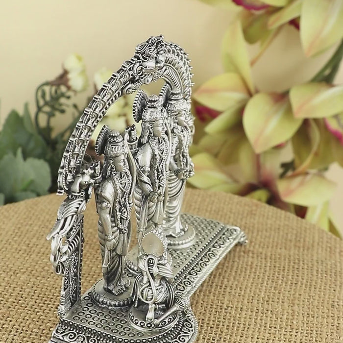 Silver Ram Darbar Murti for Mandir & gifting