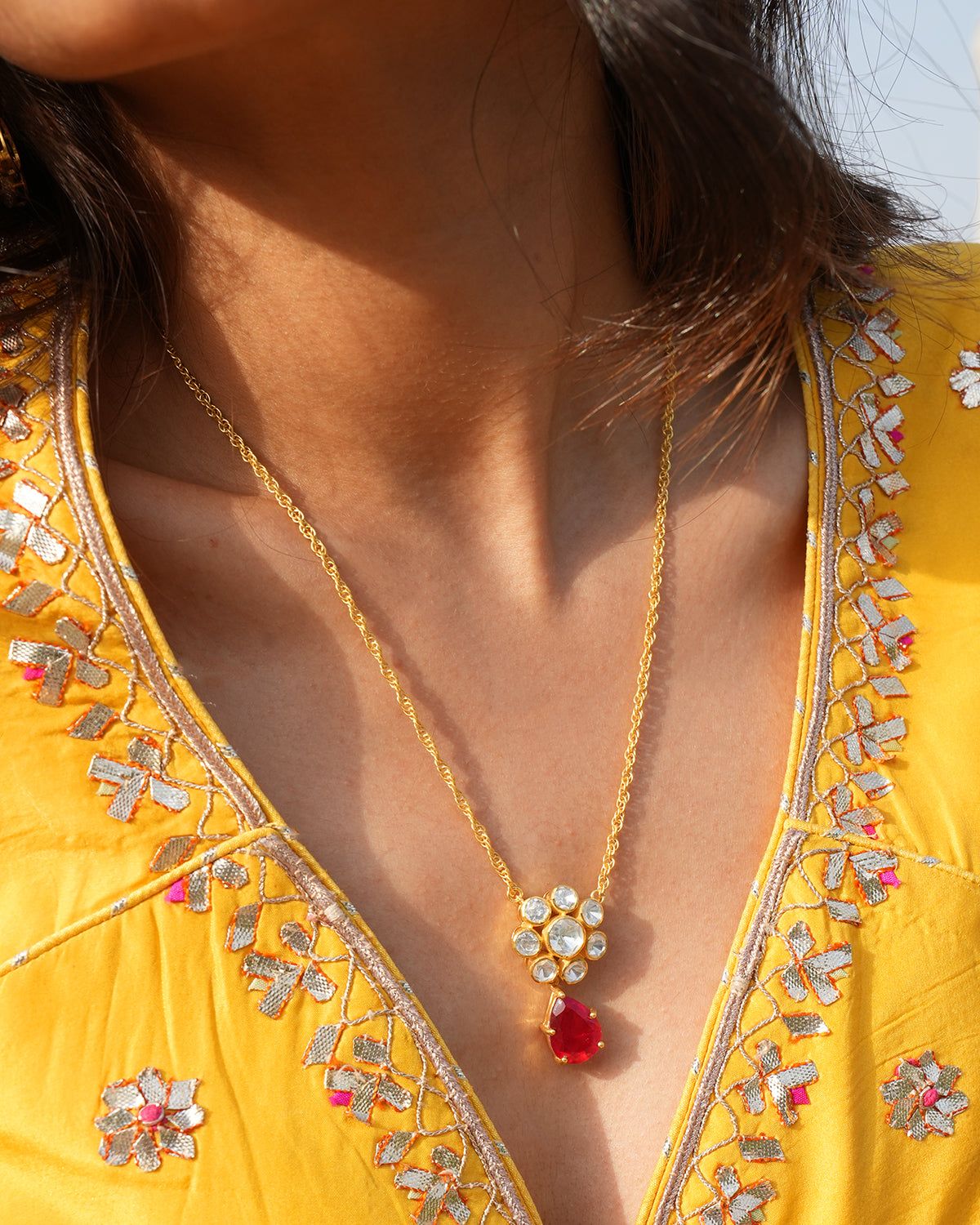 ruby_polki_silver_pendant