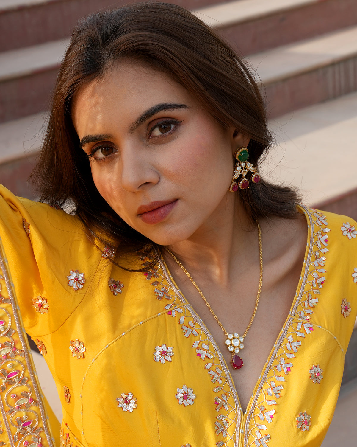 ruby_polki_silver_pendant