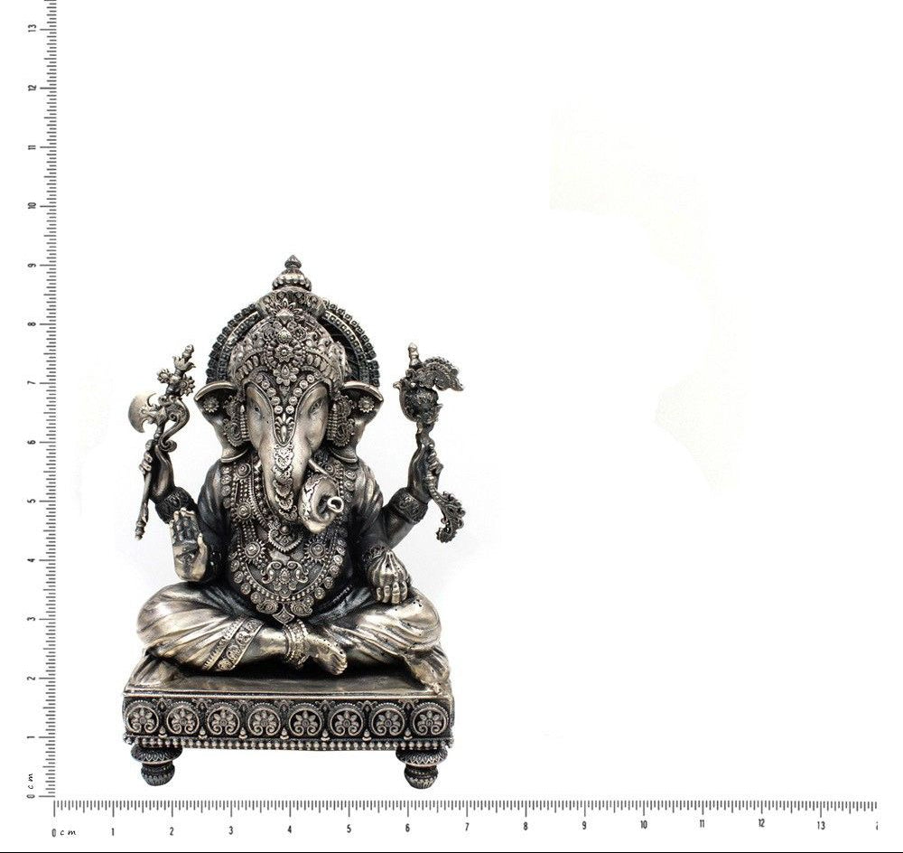 silver ganesh murti
